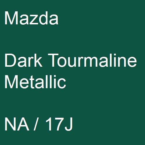 Mazda, Dark Tourmaline Metallic, NA / 17J.